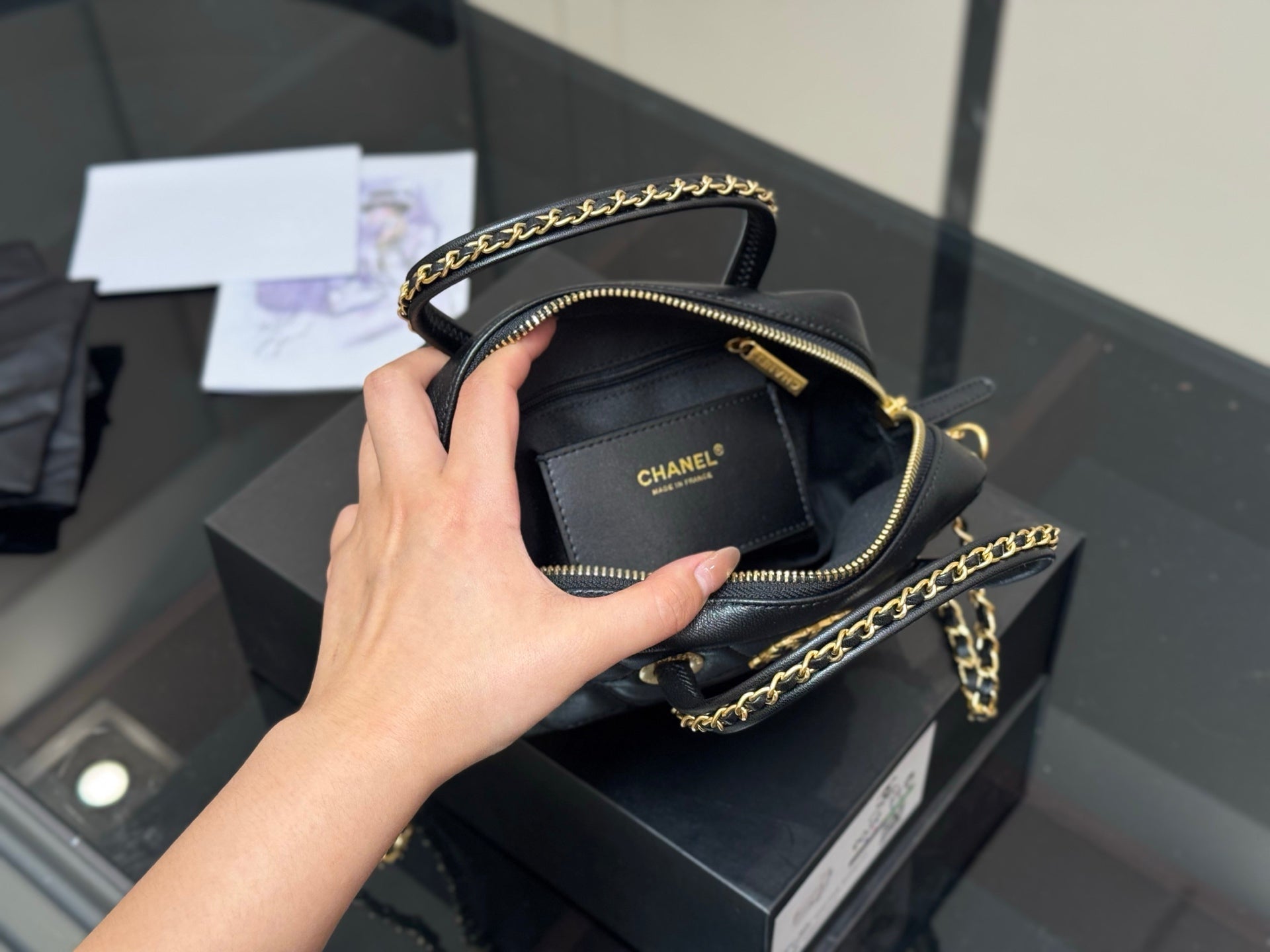 CHAN* 25SS bowling bag