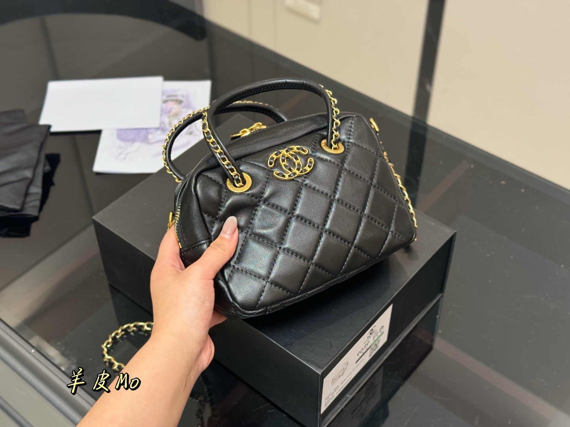 CHAN* 25SS bowling bag