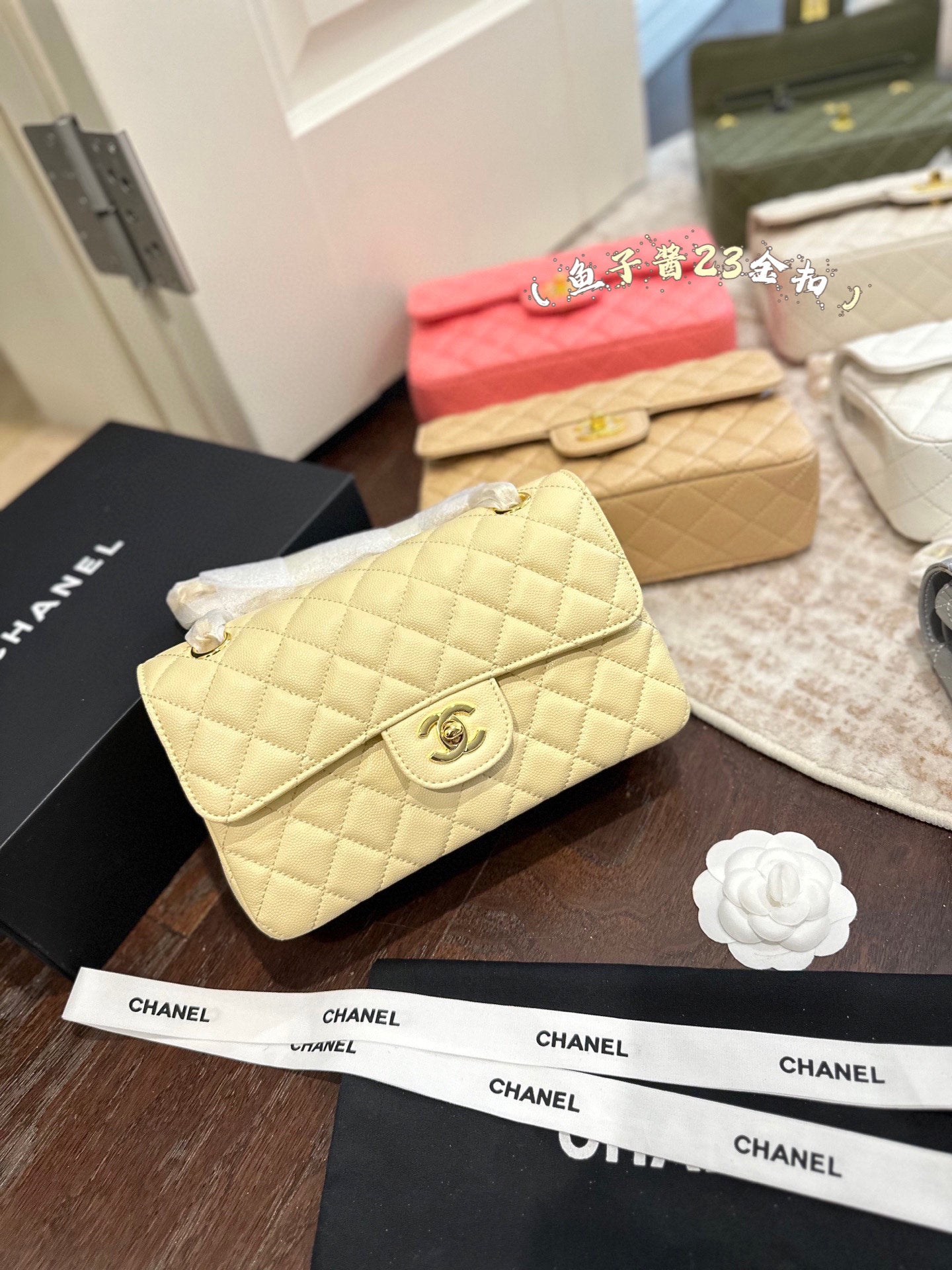 CHAN* 25SS Caviar Bag (9Colors) gold buckle