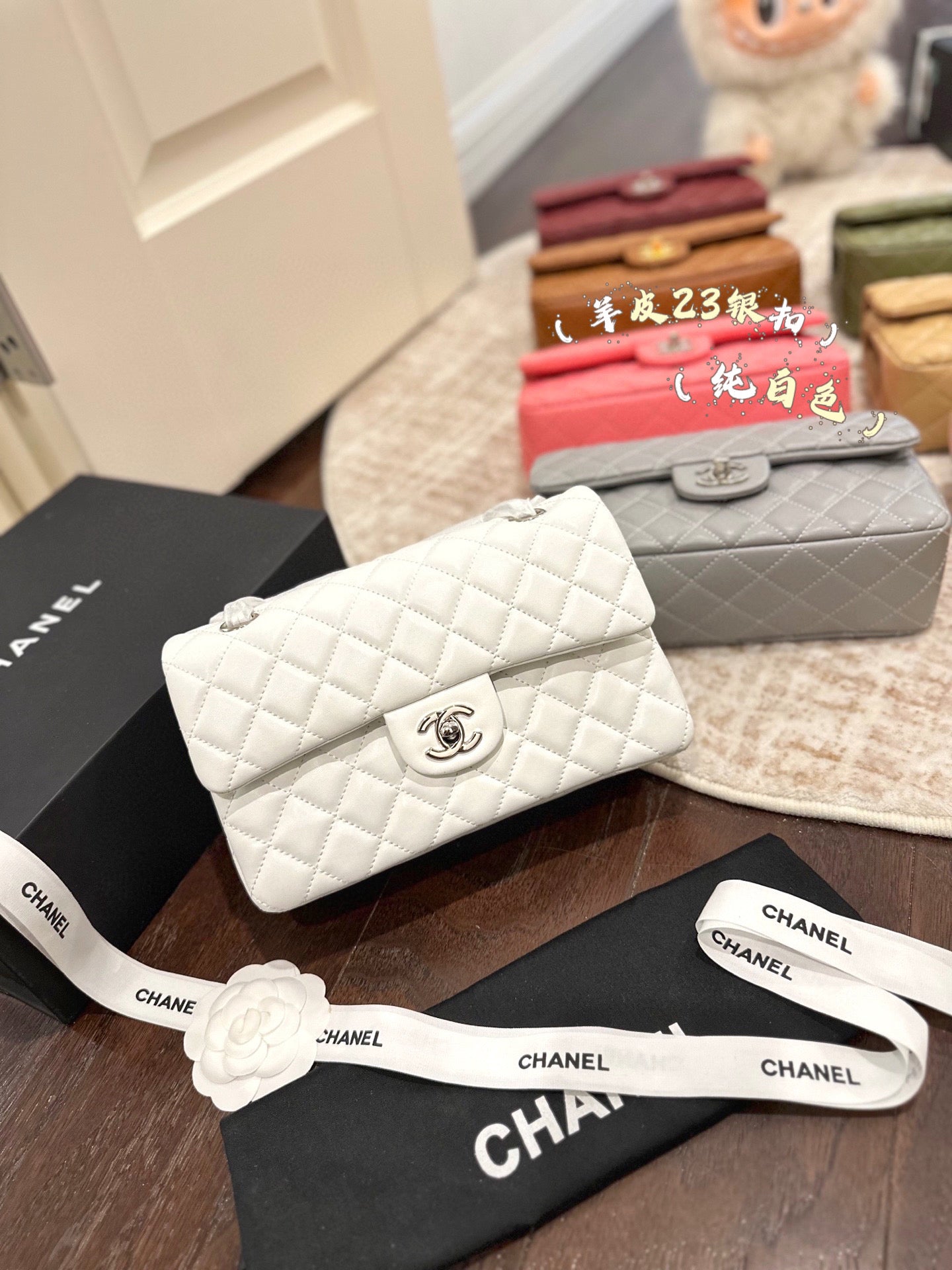 CHAN* 25SS chain bag with Silver buckle （16 colors)