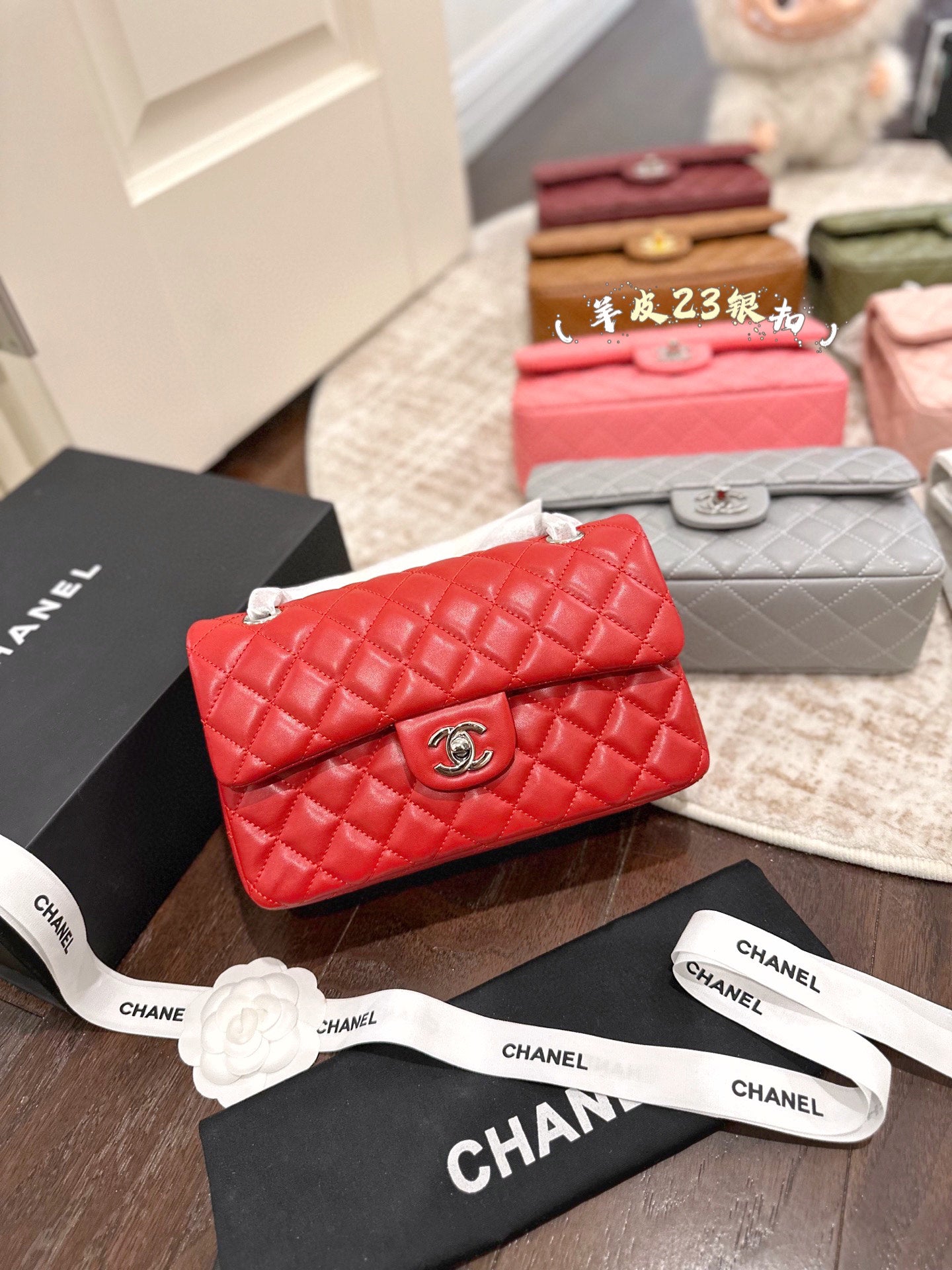 CHAN* 25SS chain bag with Silver buckle （16 colors)