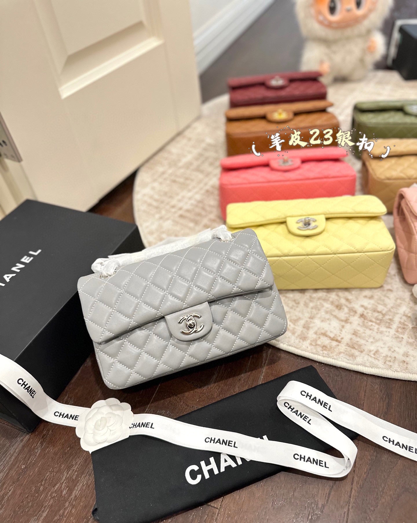 CHAN* 25SS chain bag with Silver buckle （16 colors)