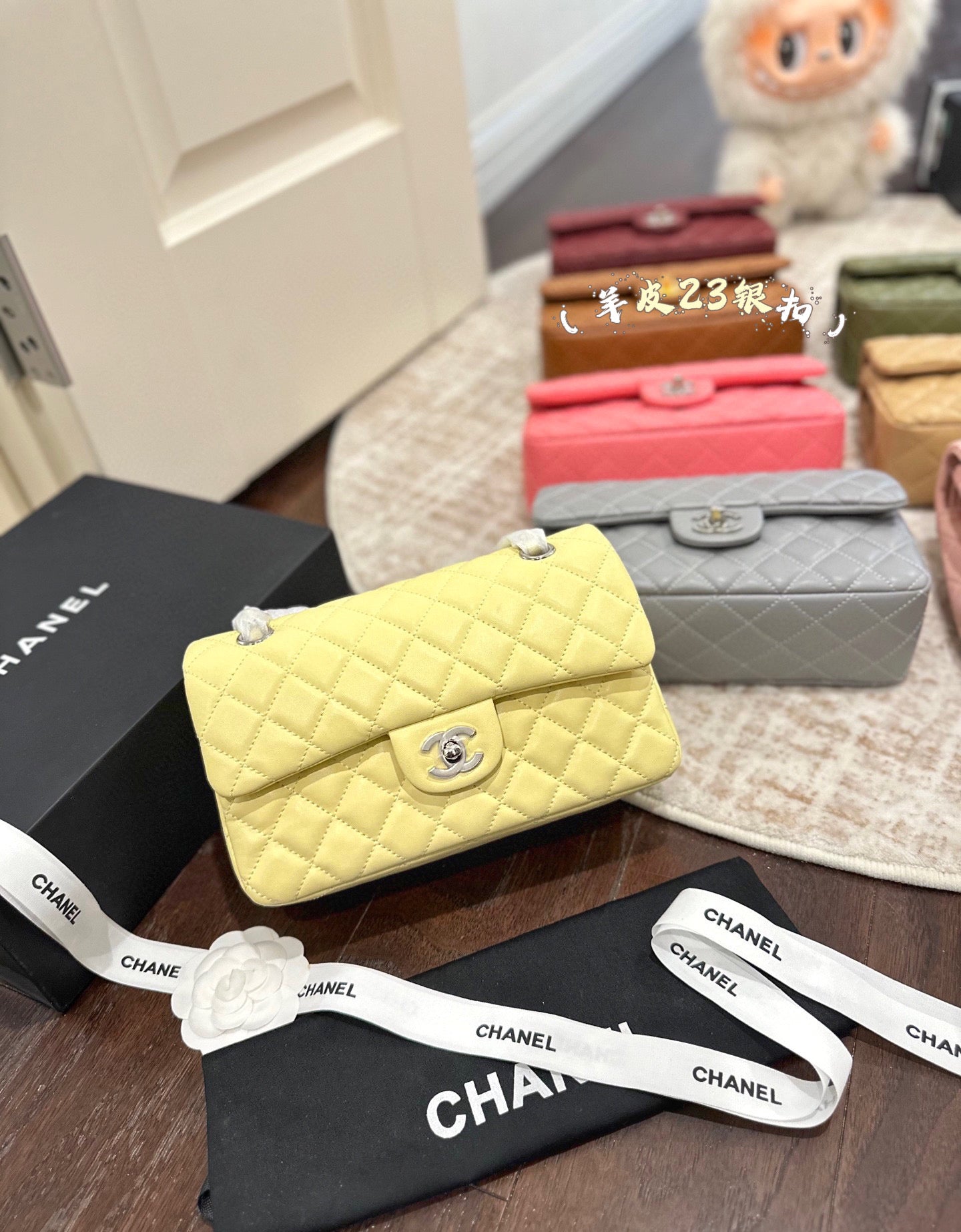 CHAN* 25SS chain bag with Silver buckle （16 colors)