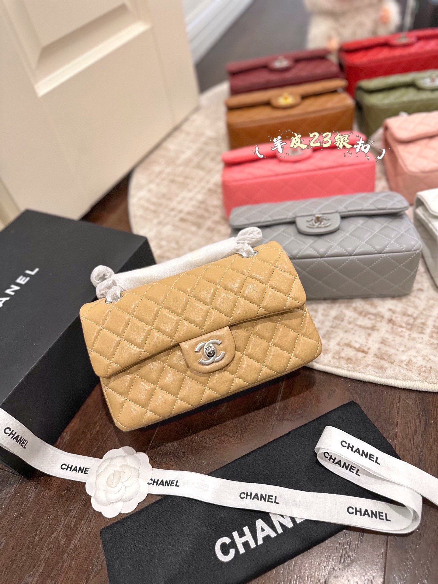 CHAN* 25SS chain bag with Silver buckle （16 colors)