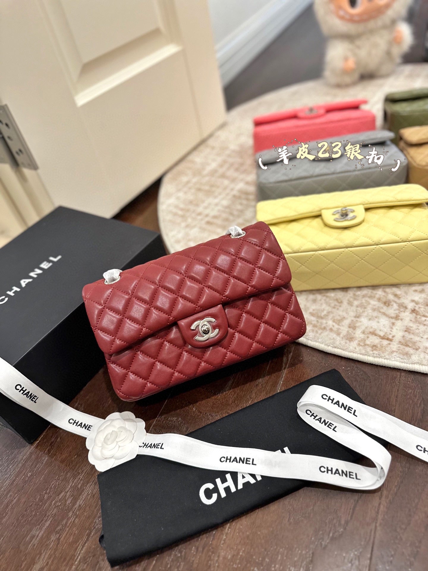 CHAN* 25SS chain bag with Silver buckle （16 colors)