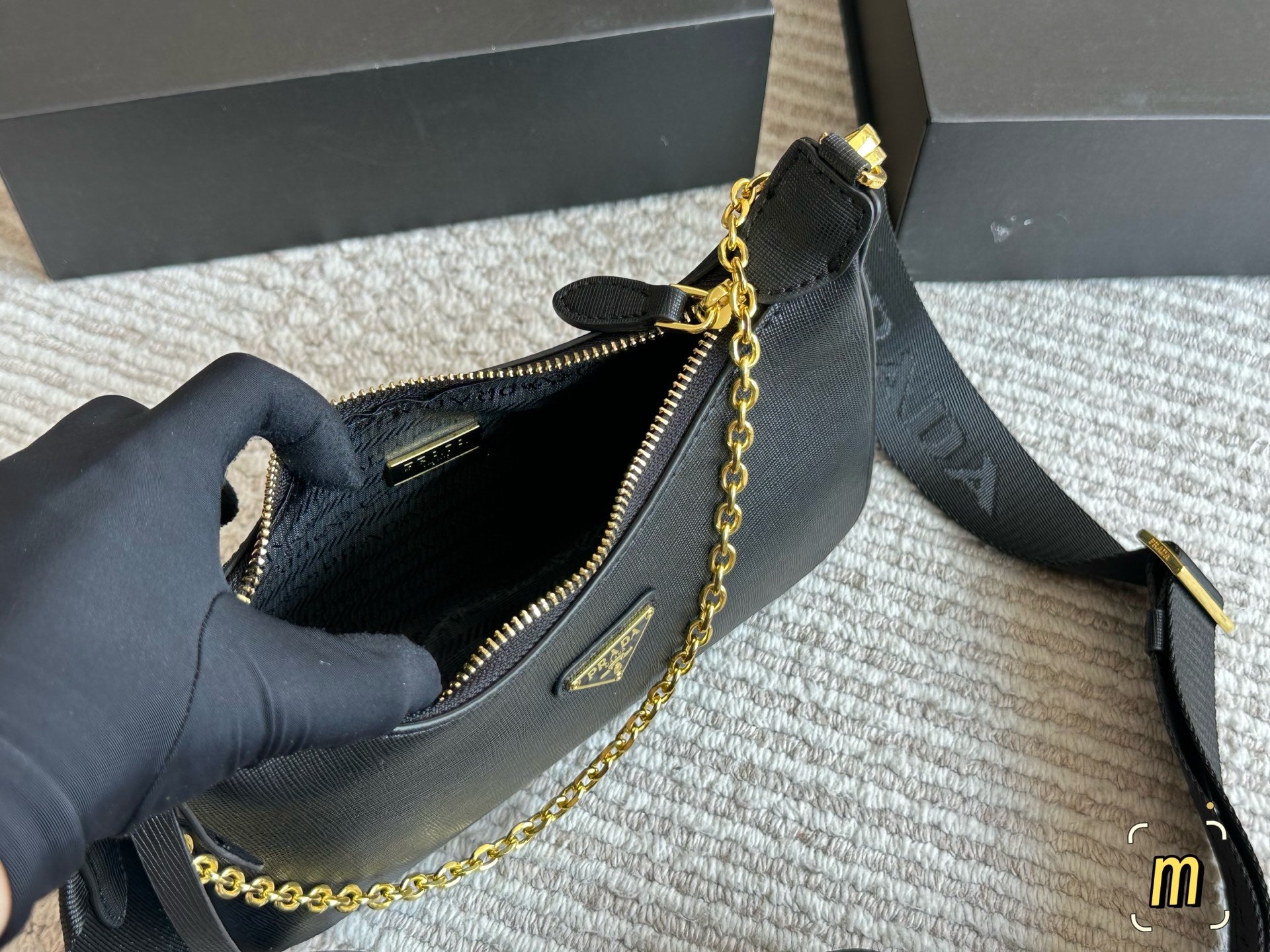 PRA* 25SS Three and One Chain Bag