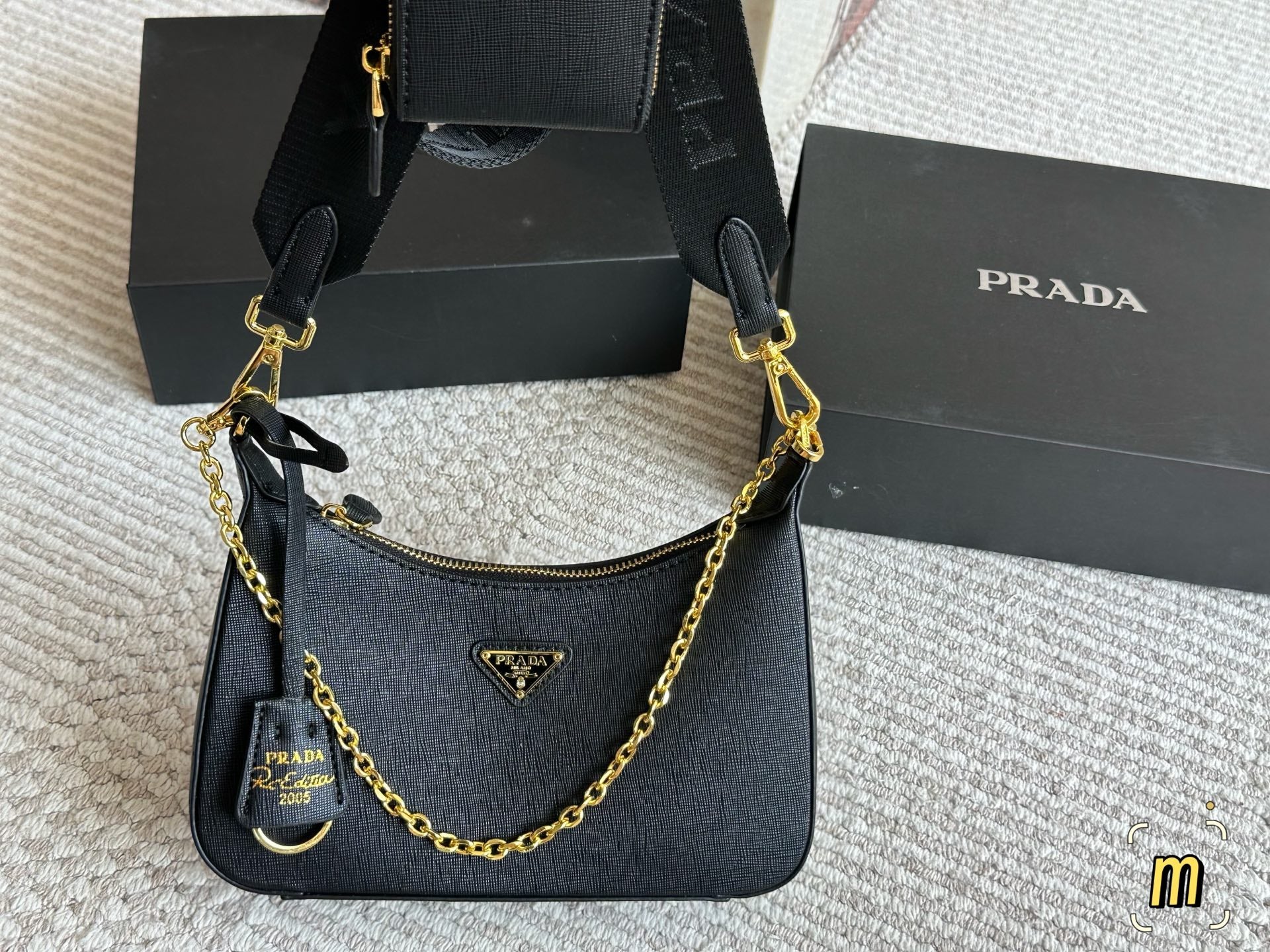 PRA* 25SS Three and One Chain Bag