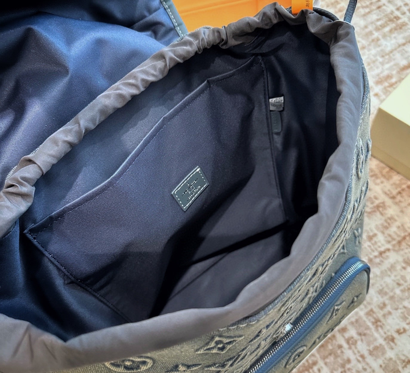 LOU* 25SS denim backpack