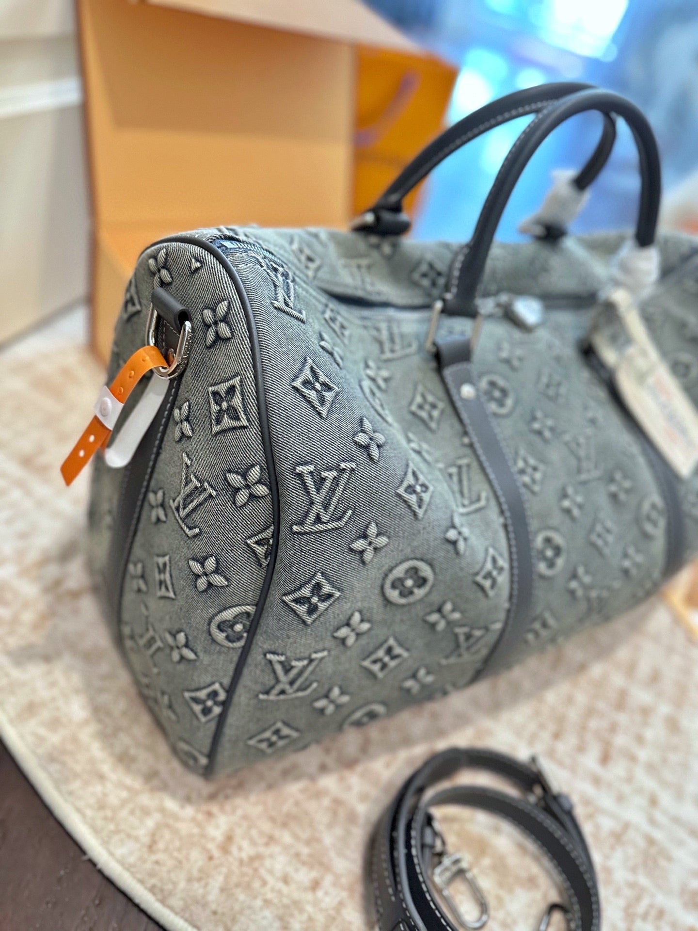 LOU* 25SS denim travel bag