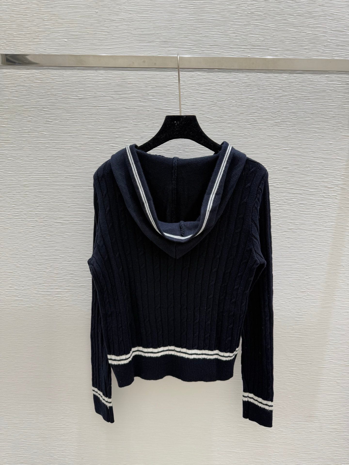 MIU* 25SS knitted long-sleeved cardigan
