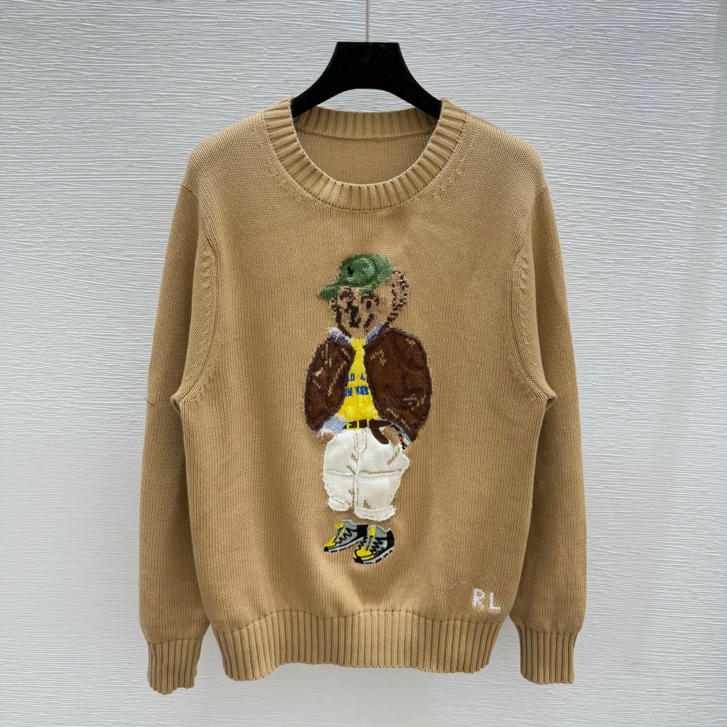 POLO bear embroidered sweater