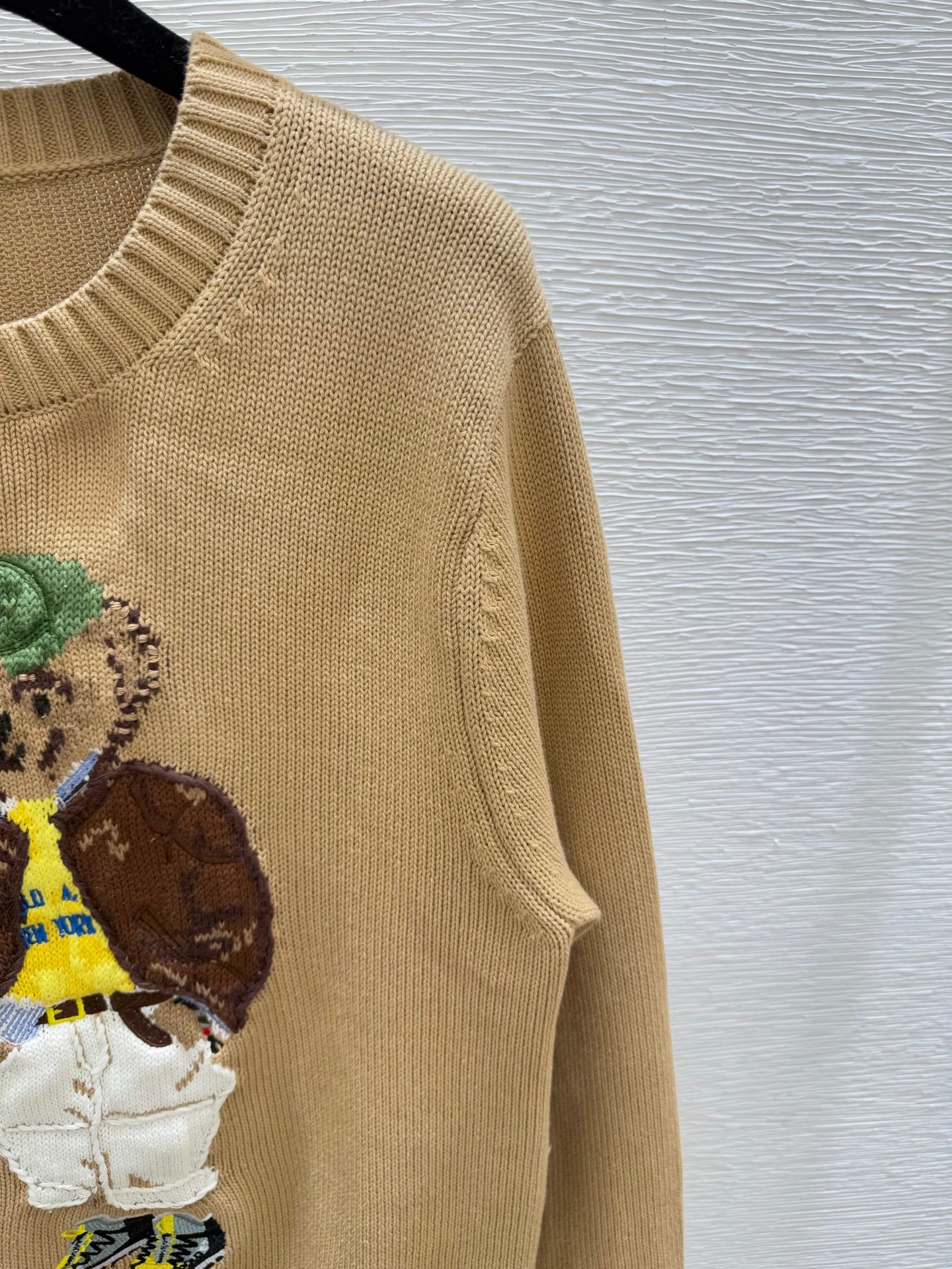 POLO bear embroidered sweater