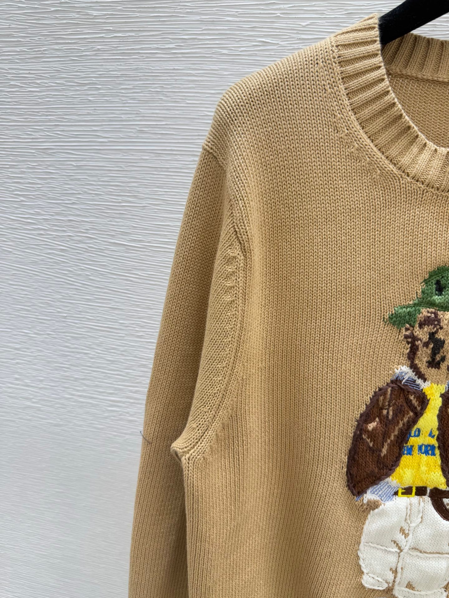 POLO bear embroidered sweater