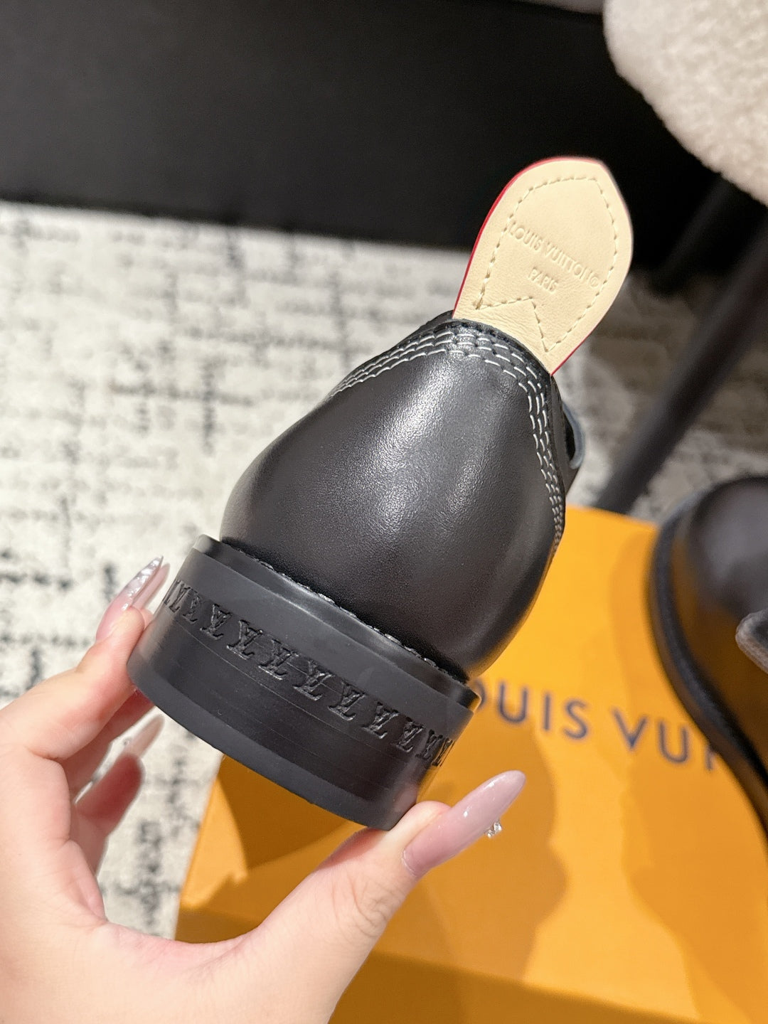 LOU* 25SS thick-soled leather shoes