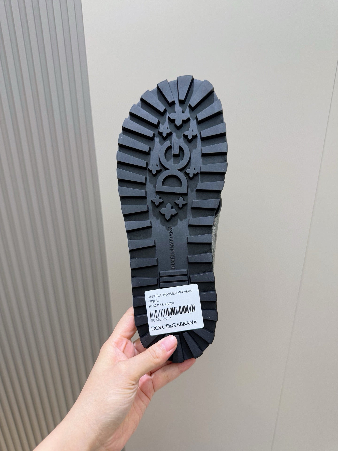 DG 25SS calfskin slippers