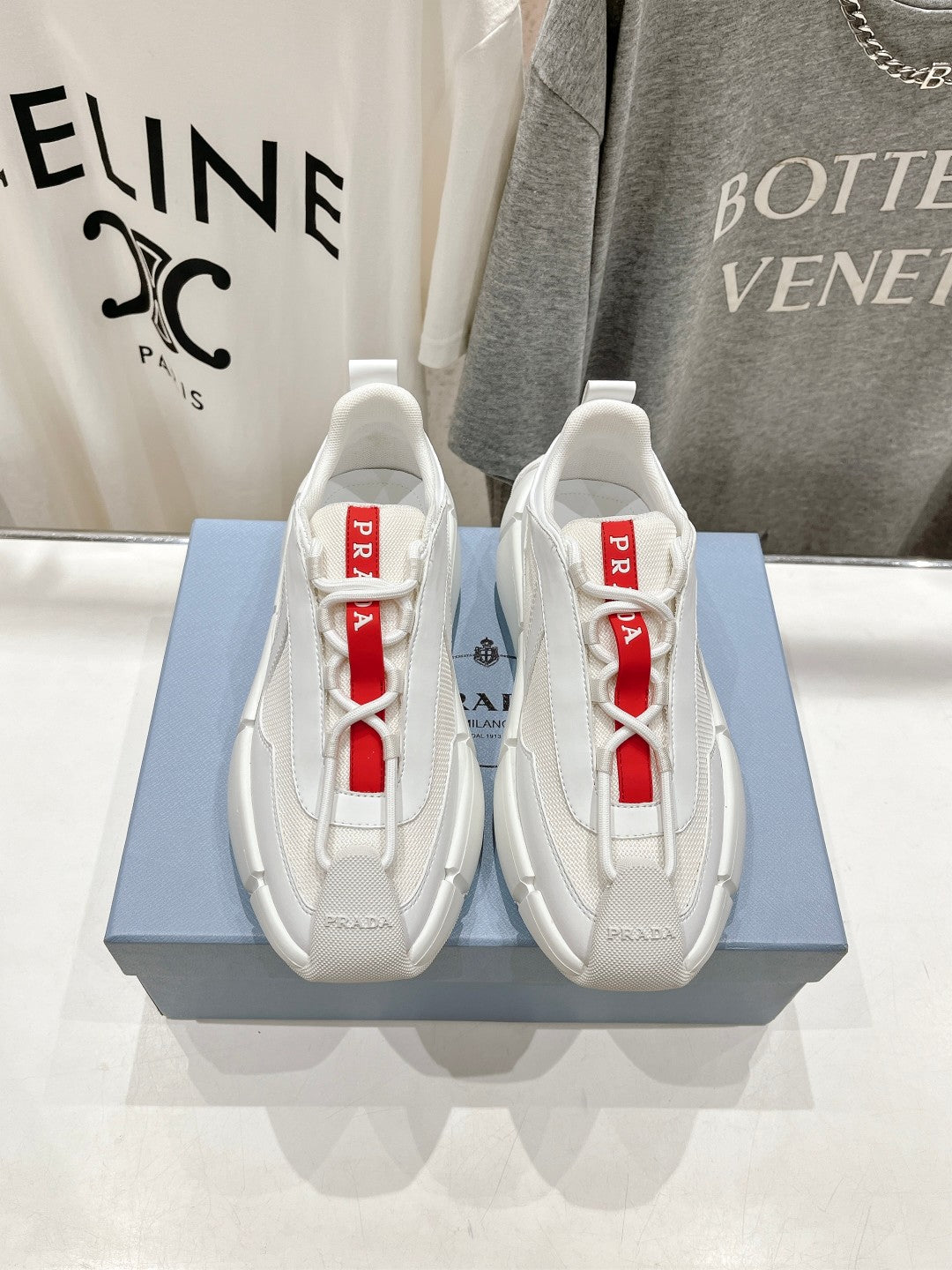 PRA* 25SS casual platform sneakers