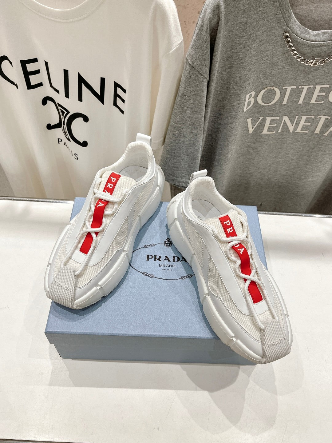 PRA* 25SS casual platform sneakers