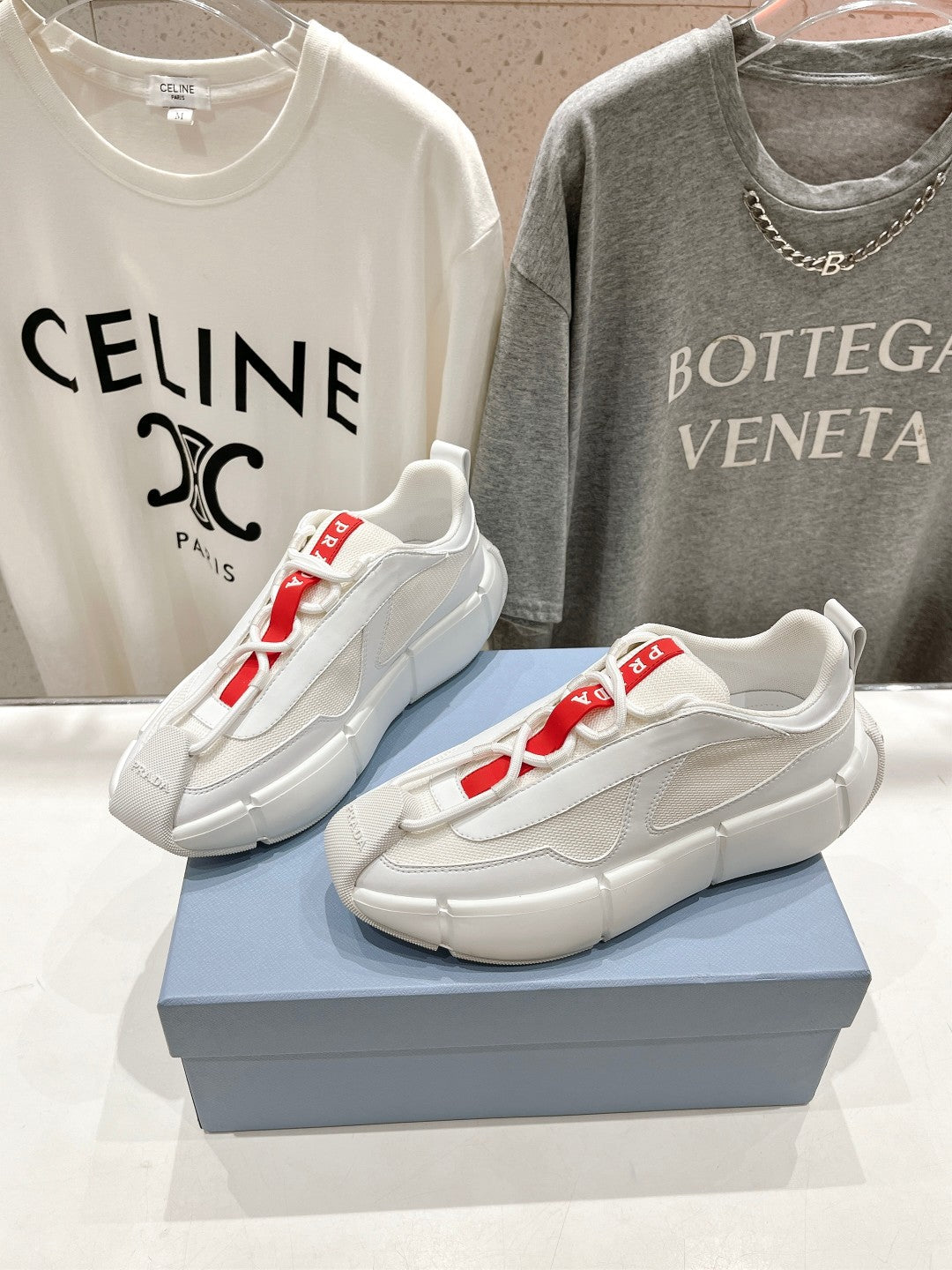 PRA* 25SS casual platform sneakers