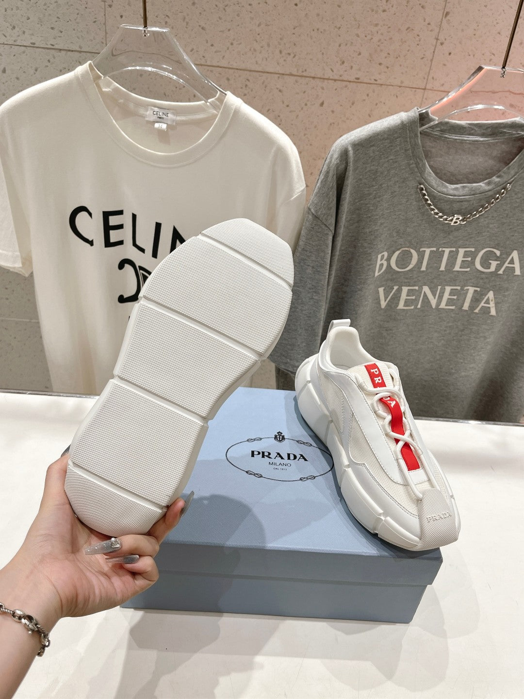 PRA* 25SS casual platform sneakers