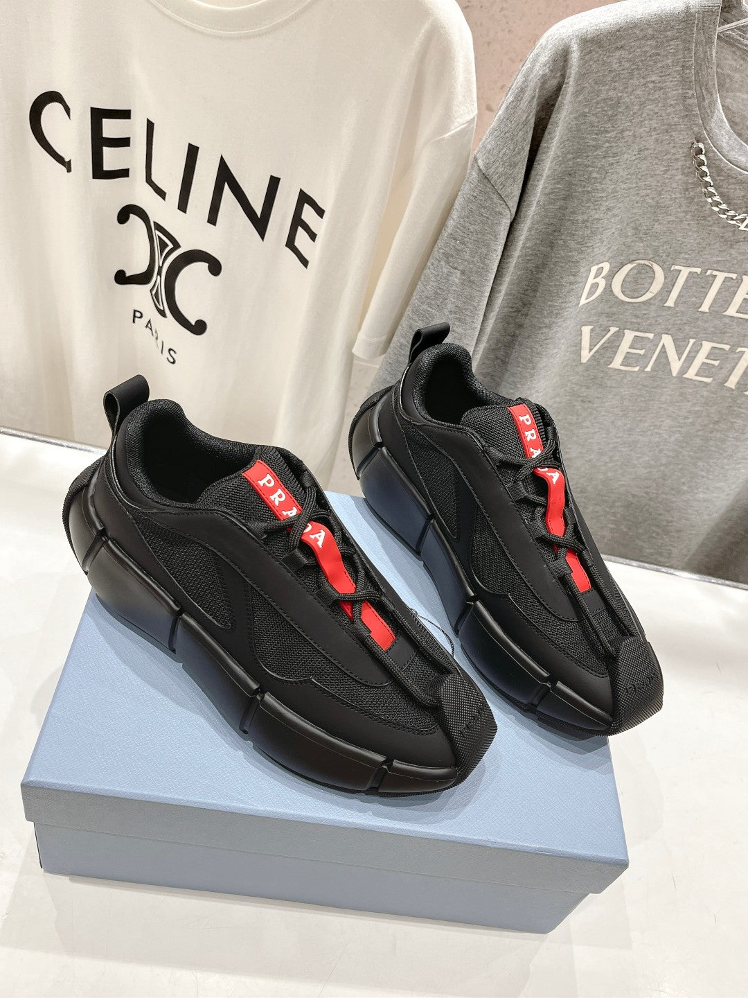 PRA* 25SS casual platform sneakers