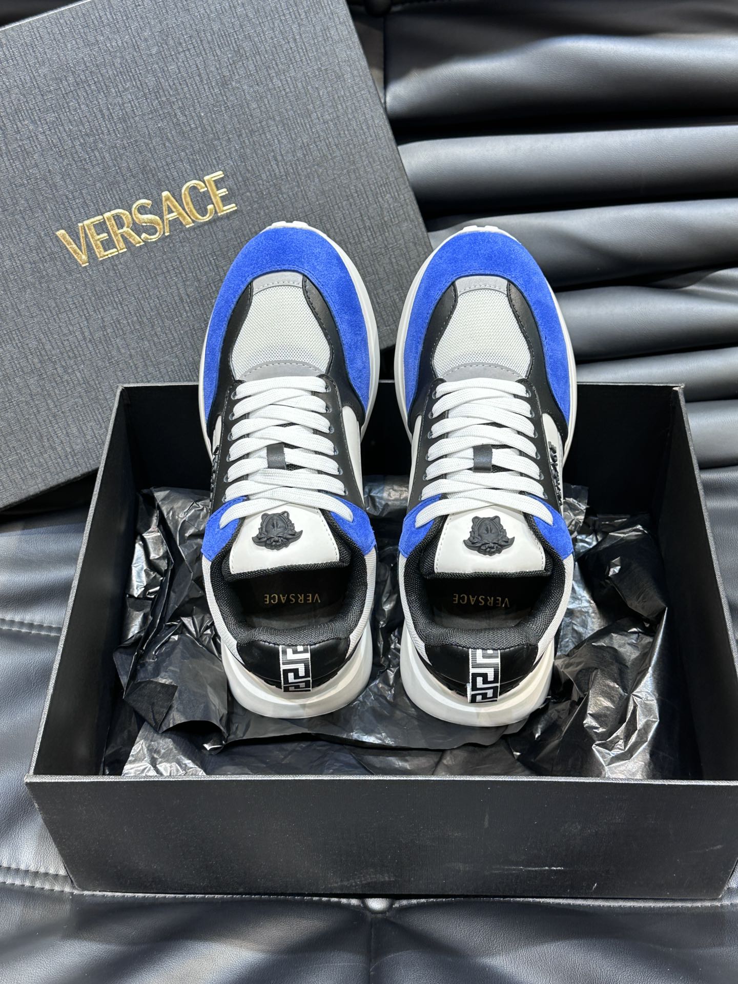 Versa* Men's Suede and Canvas Low-Top Sneakers