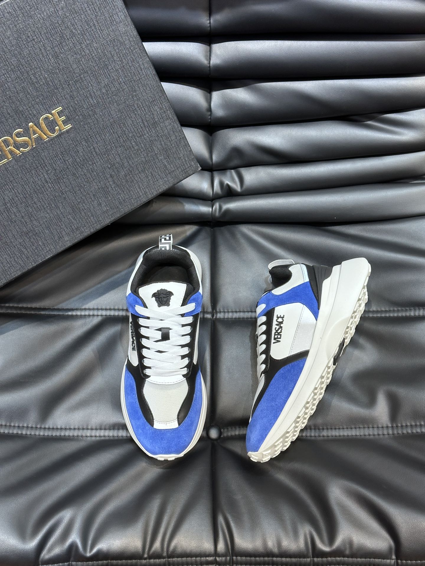 Versa* Men's Suede and Canvas Low-Top Sneakers