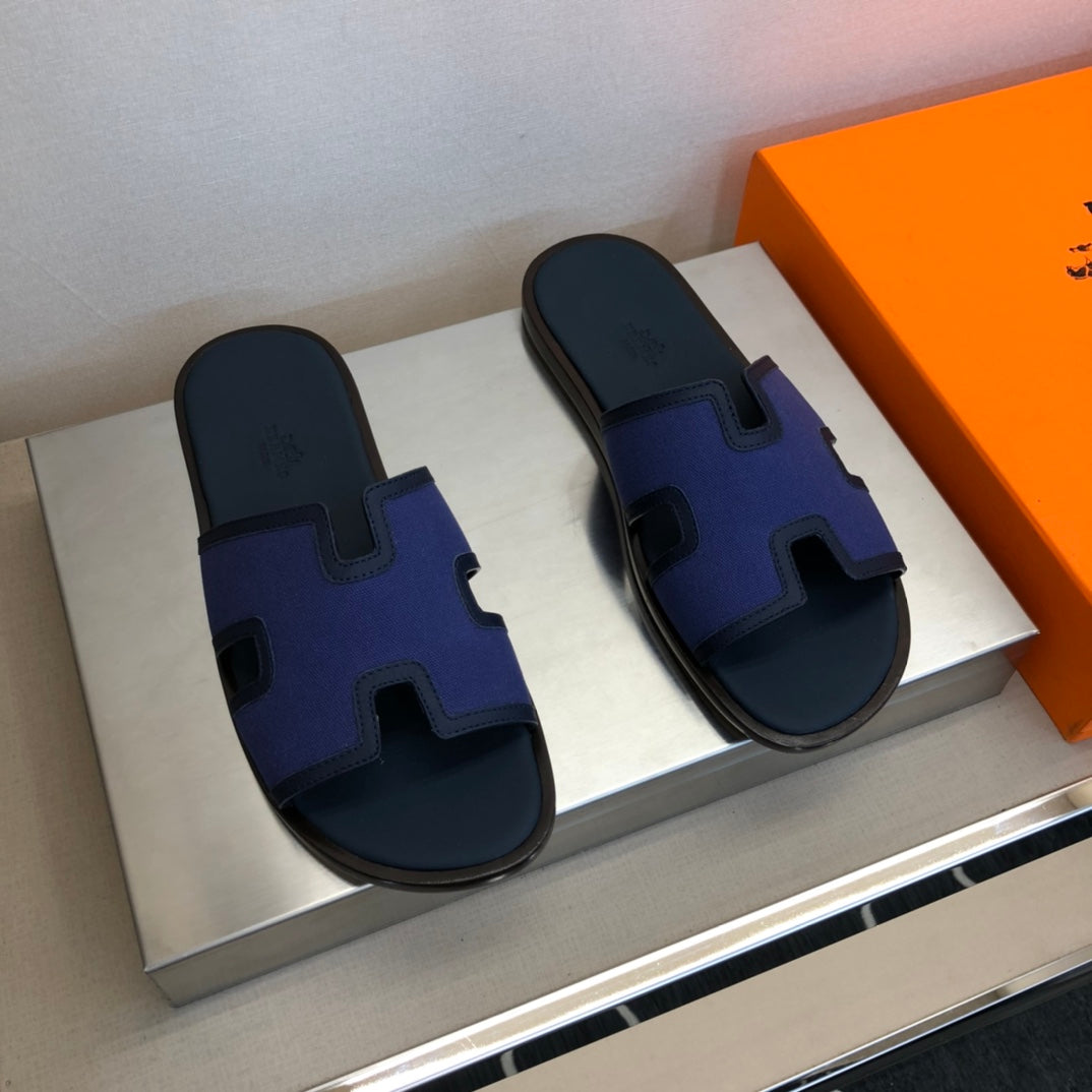 HER* leather slippers