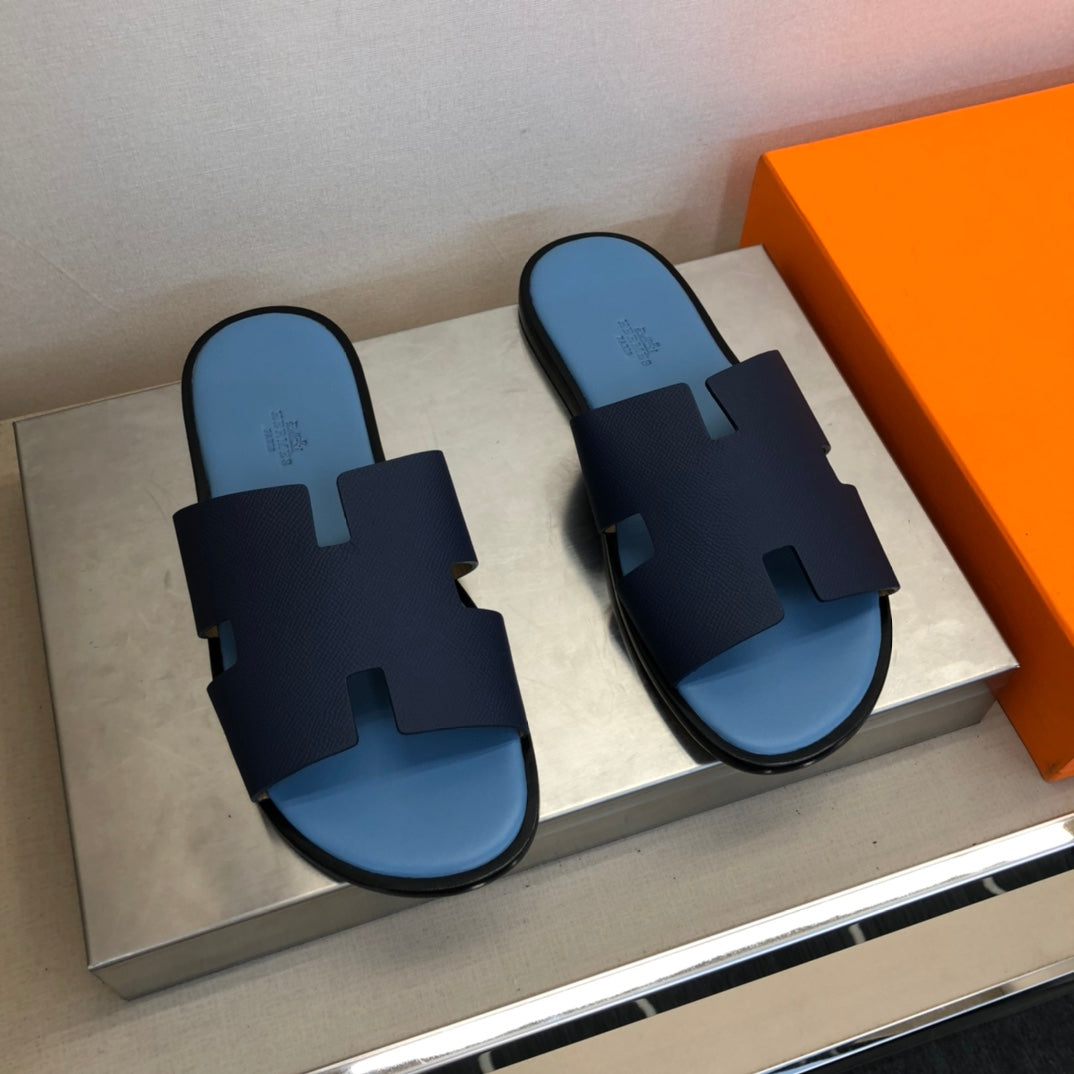 HER* leather slippers