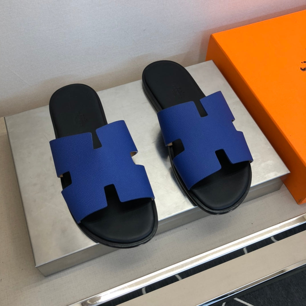 HER* leather slippers