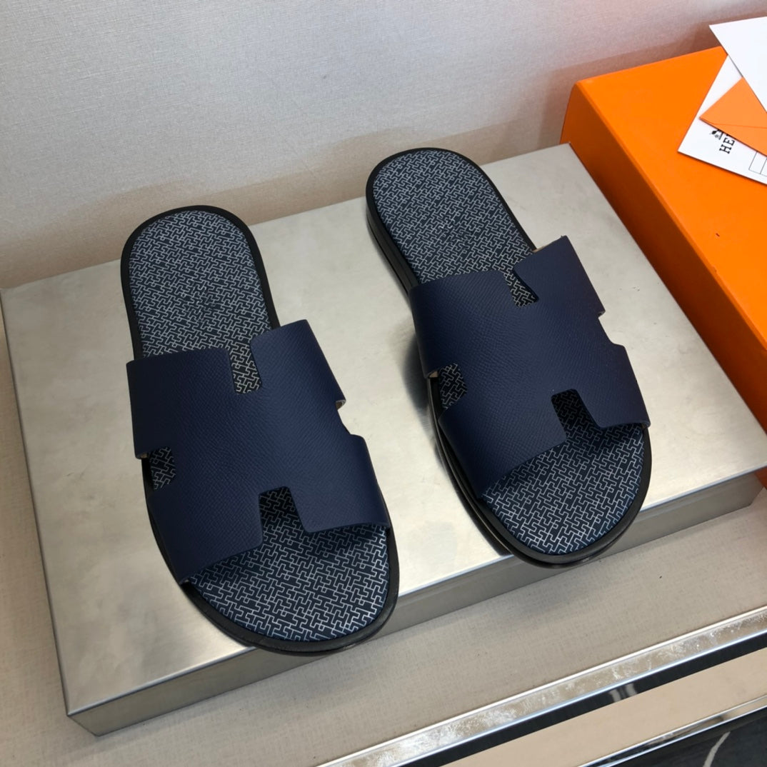 HER* leather slippers