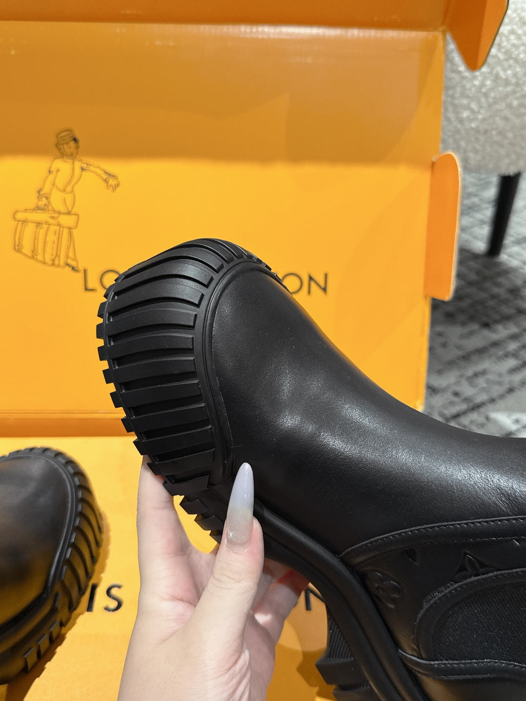 LOU* 25SS RUBY printed elastic ankle boots