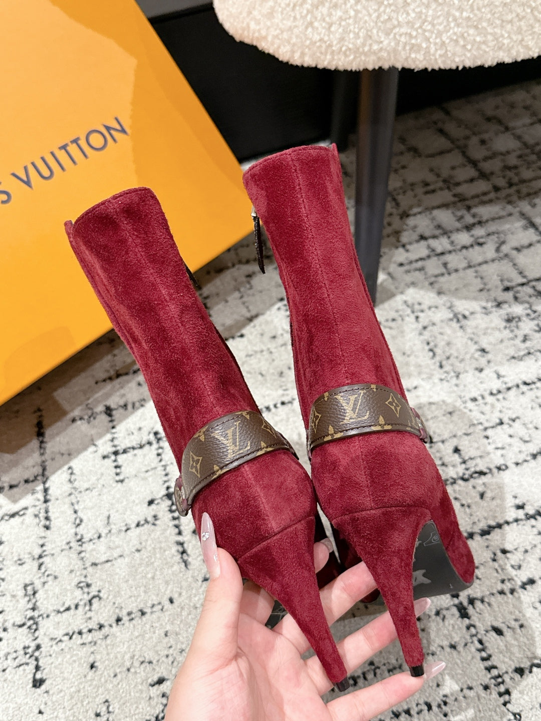 LOU* 25SS LEGACY pointed high-heeled boots