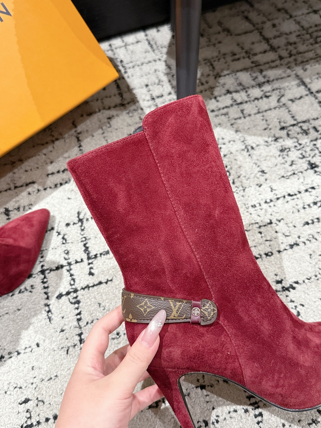 LOU* 25SS LEGACY pointed high-heeled boots