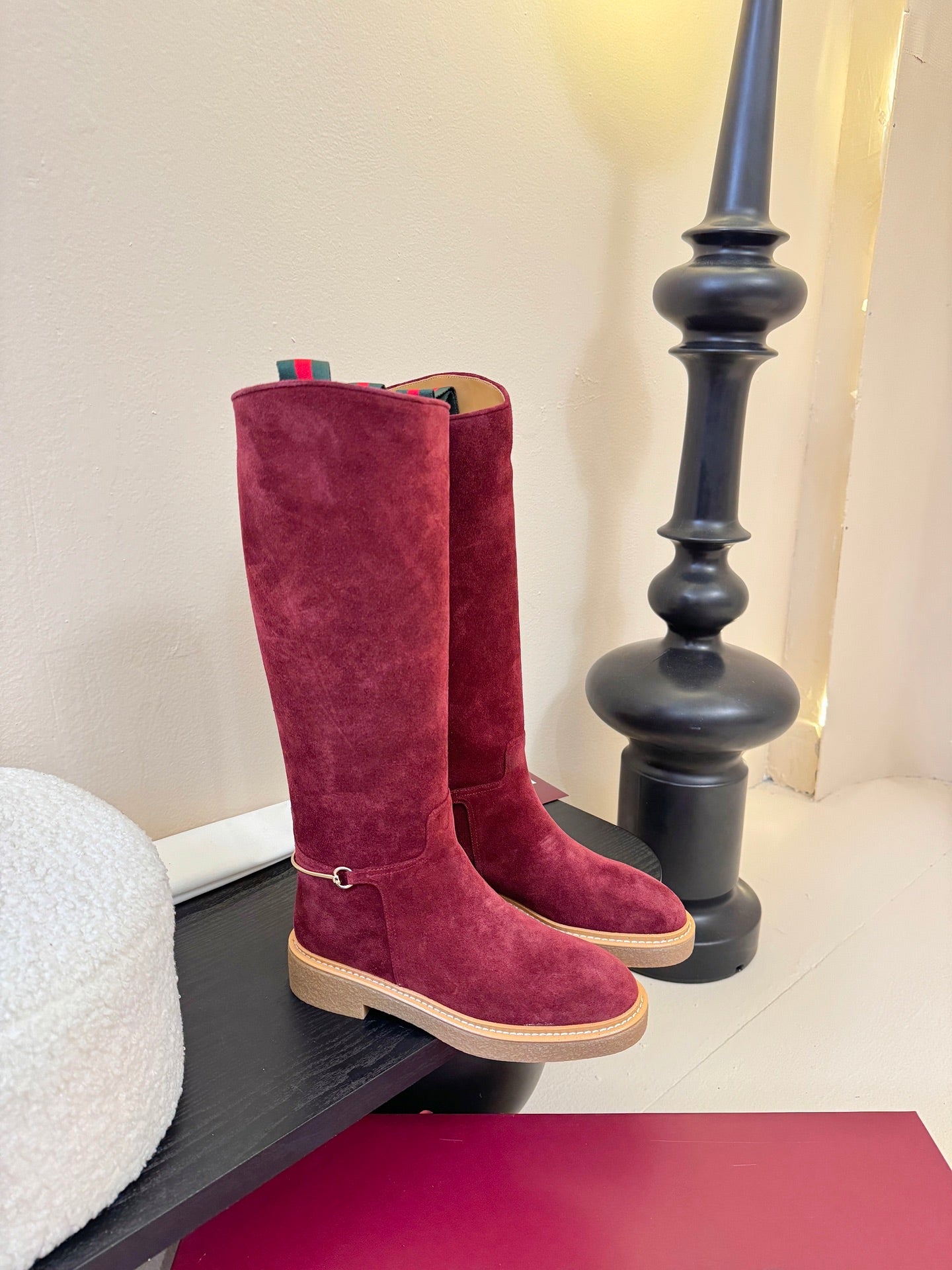 GUC* 25SS Mercerized Suede Boots