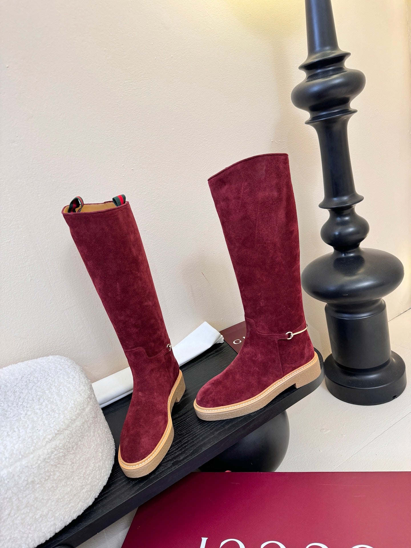 GUC* 25SS Mercerized Suede Boots