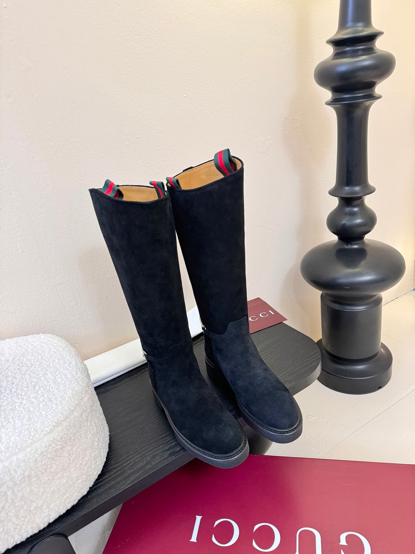 GUC* 25SS Mercerized Suede Boots