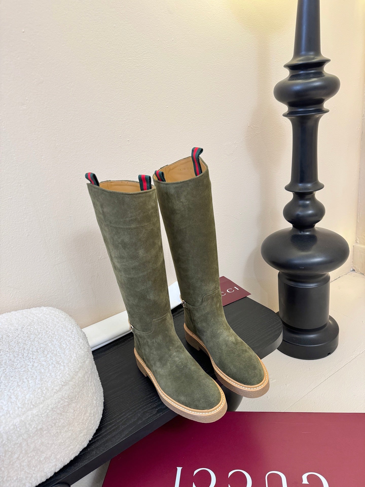 GUC* 25SS Mercerized Suede Boots