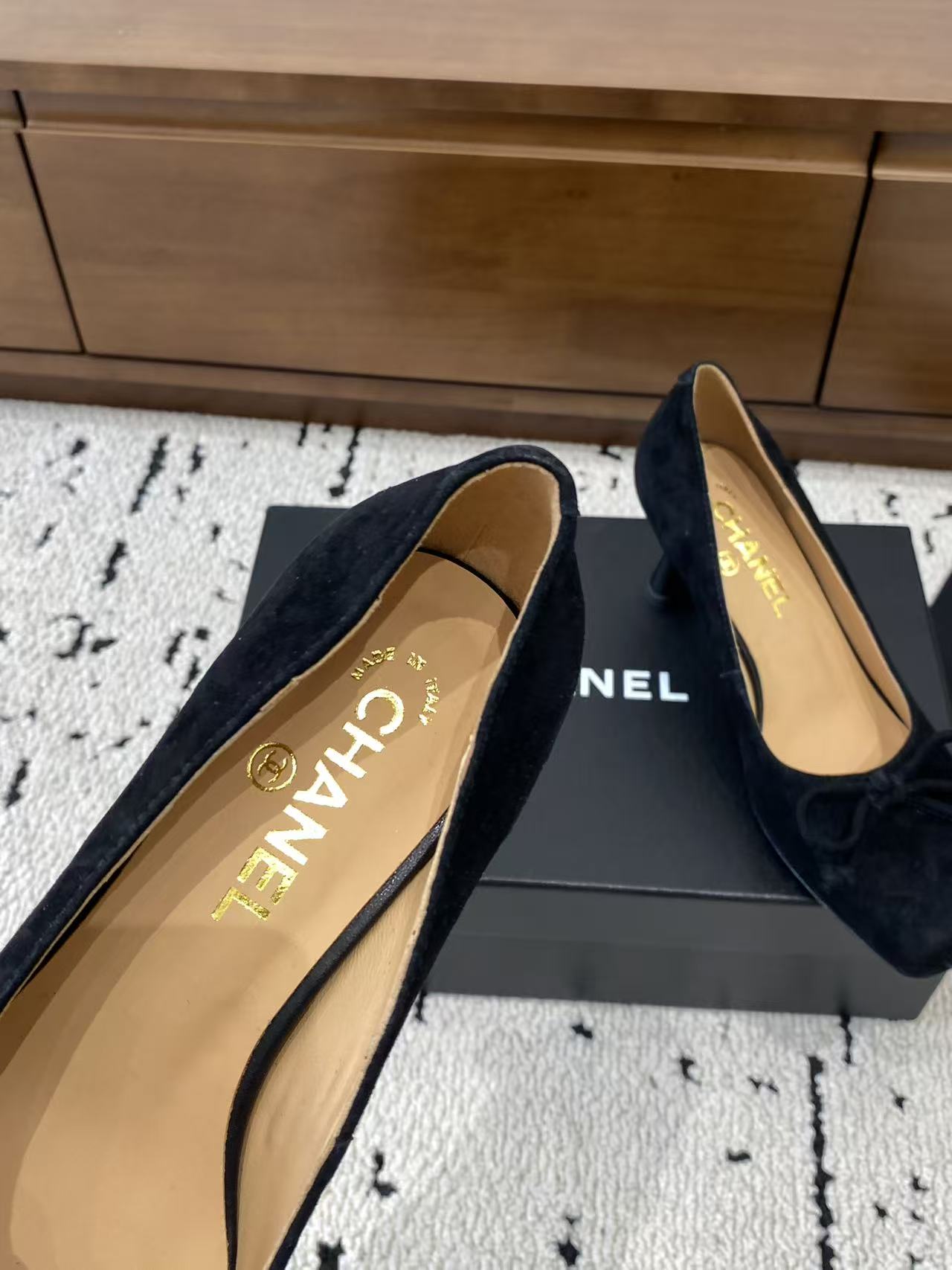 CHAN* 25SS bow tie shoes