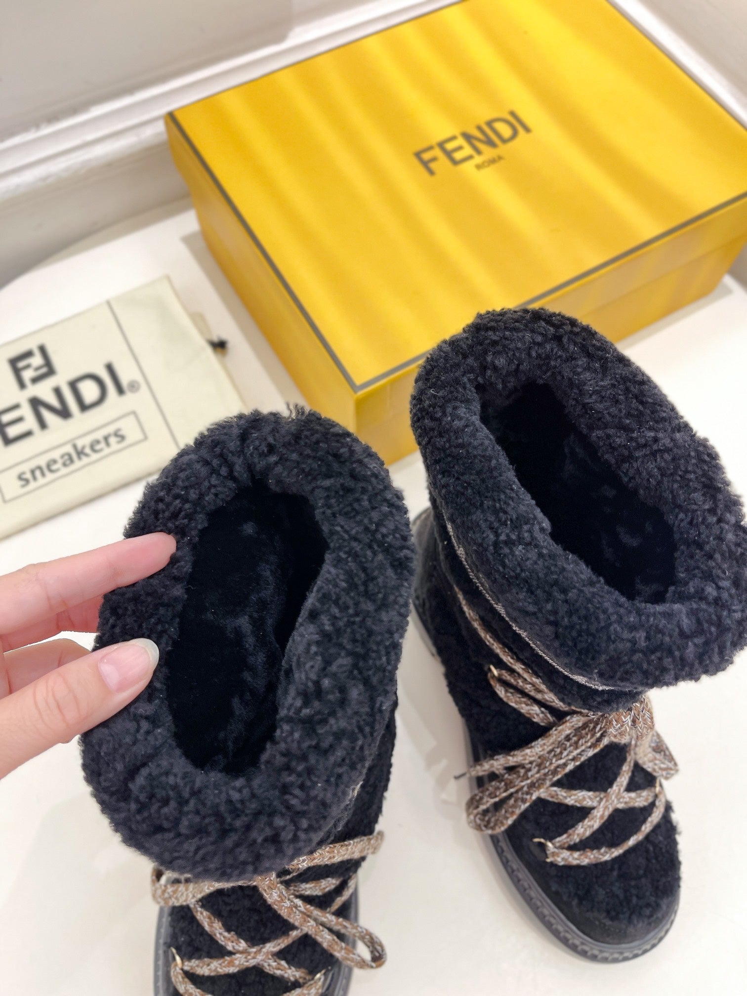 FEN* round-toe APRES-SKI snow boots