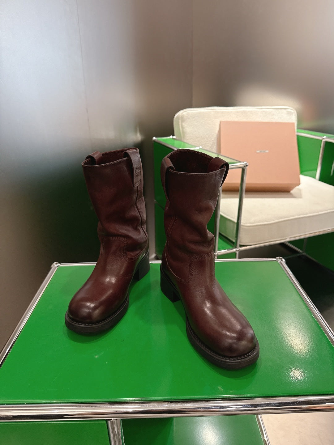 MIU* 26SS ankle boots