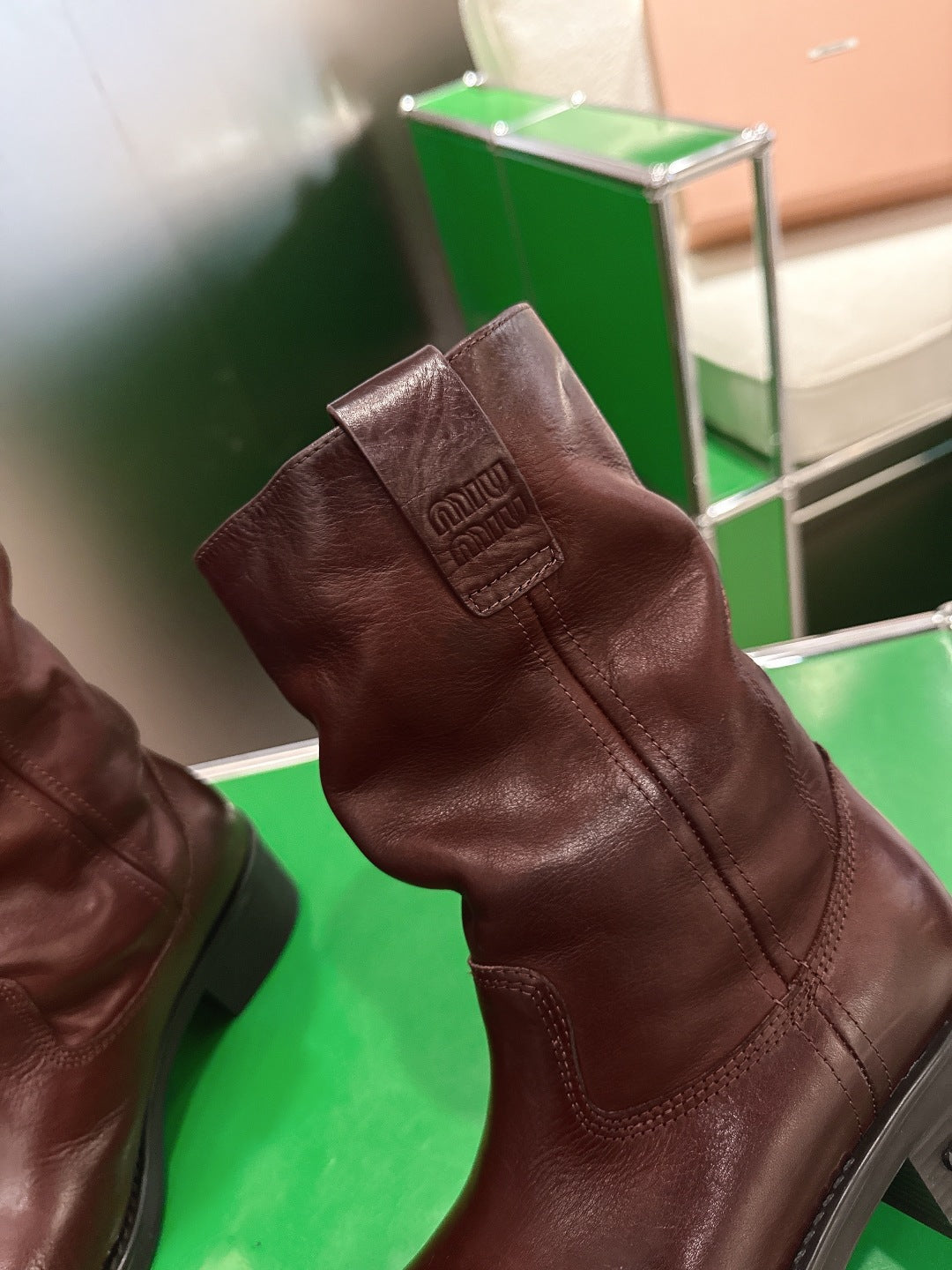 MIU* 26SS ankle boots