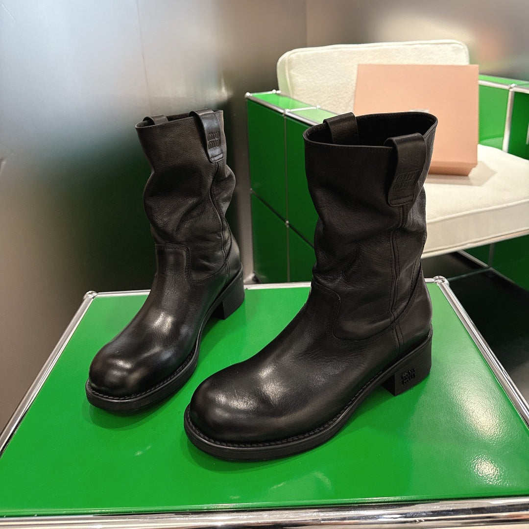 MIU* 26SS ankle boots