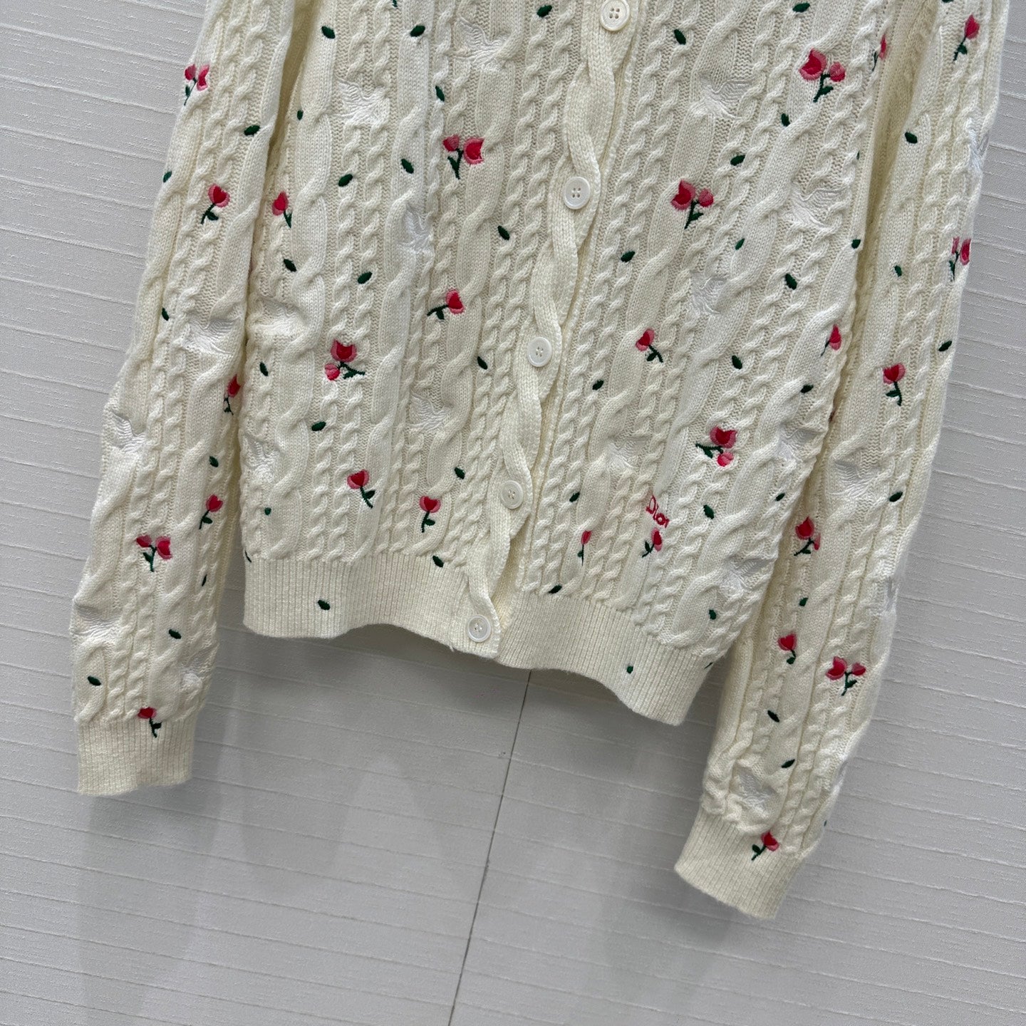 Dior 26-year anniversary embroidered knitwear