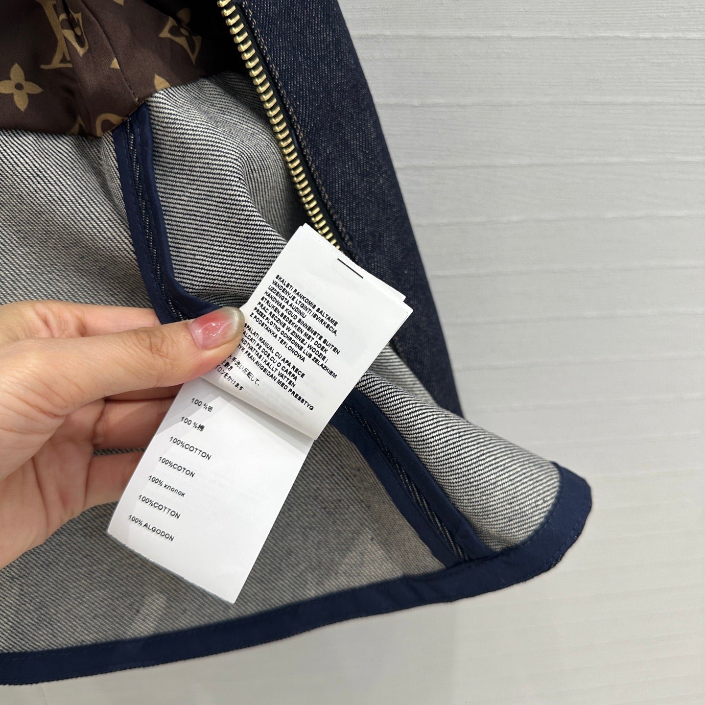 Louis Vuitton Ruffled Denim Vest Jacket