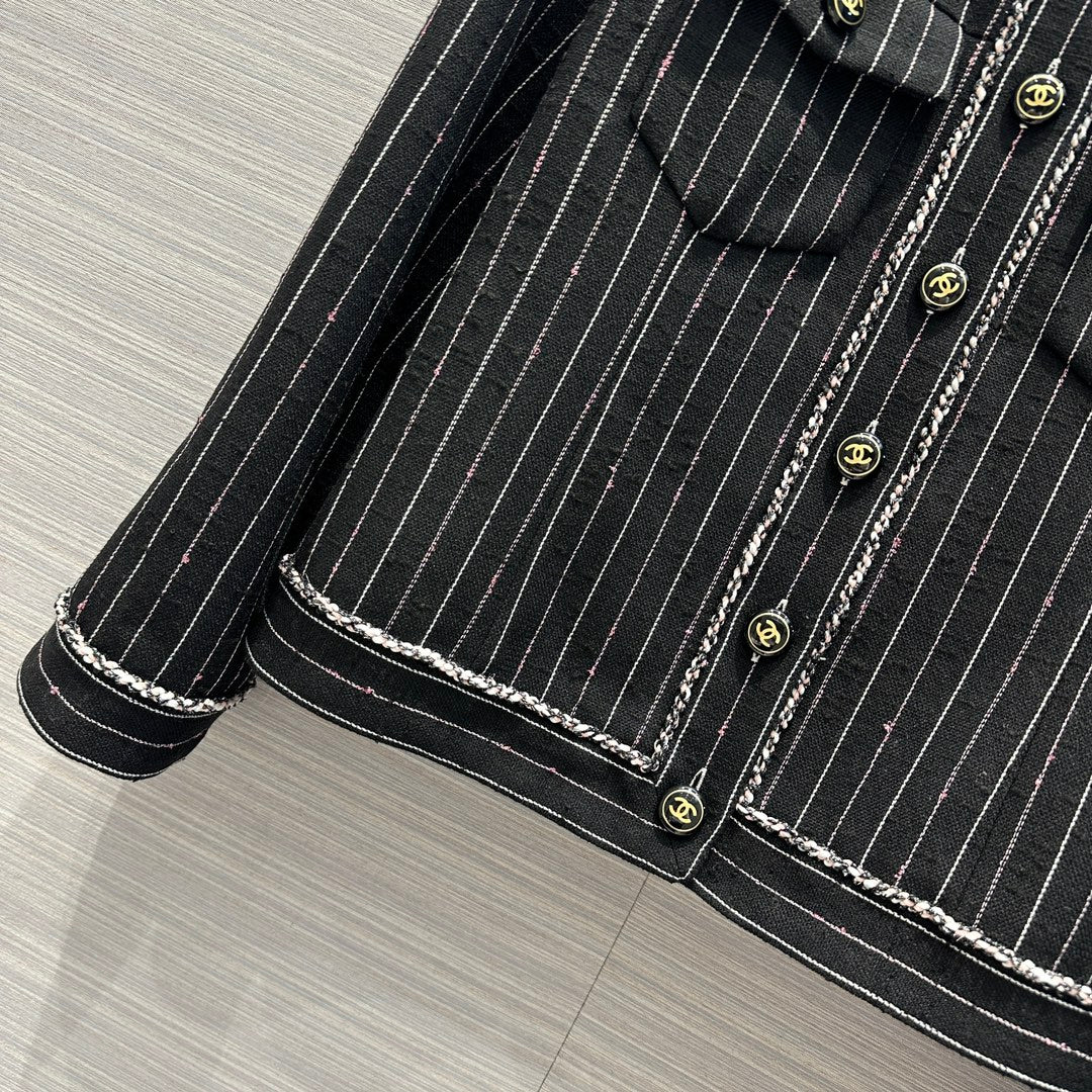 Chanel Camellia Silk Trimmed Jacket (On Sale)
