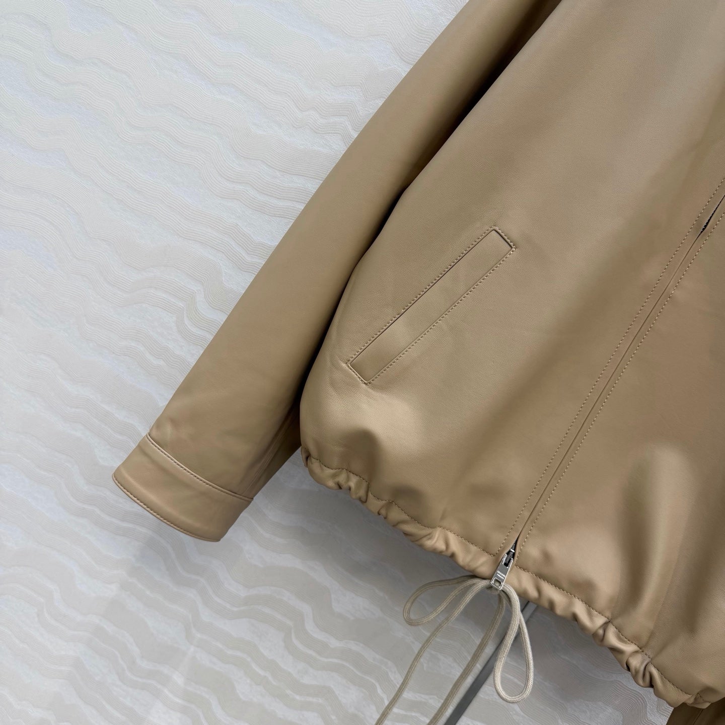 Prada 2026 new season lambskin leather jacket