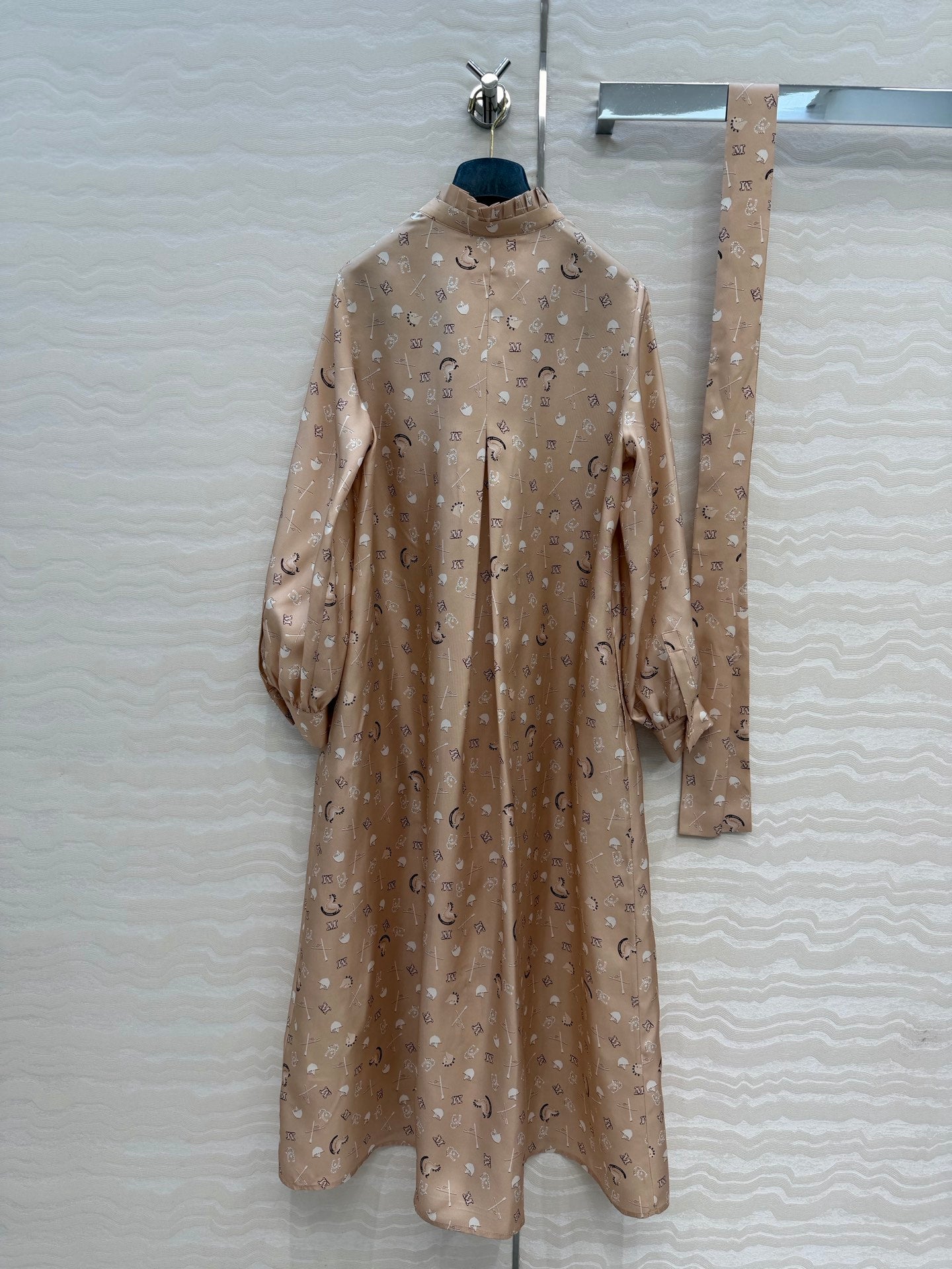 Max Mara 26SS printed silk dress