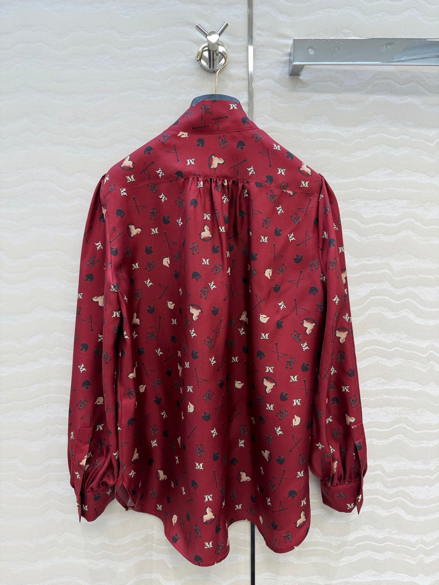 Max Mara 26SS Printed Silk Shirt