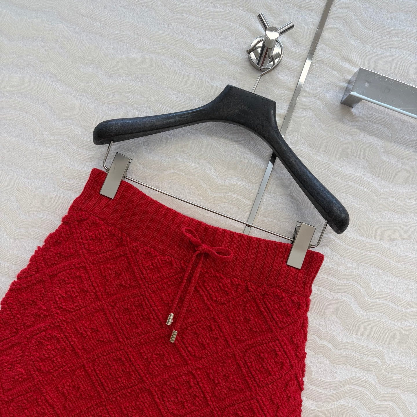 LV 26SS Jacquard Cashmere Jacket/Skirt