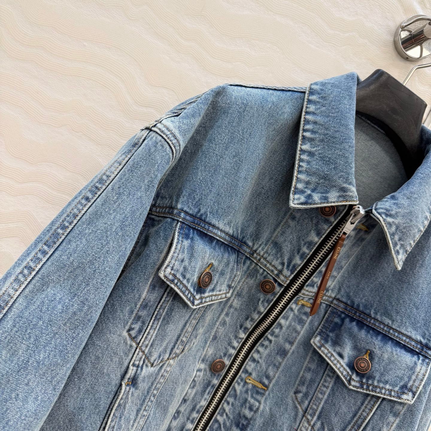 Celine double-zip denim jacket